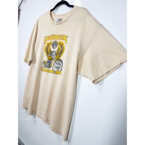 Vtg Chopper Bike Week Short Sleeve T-Shirt Delta Pro-Weight-Mens Size XL - Picture 4 of 10